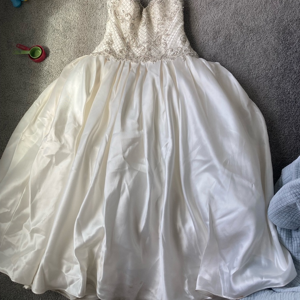 Wedding Gown- Sottero and Midgley Size 14.  Married in 2019.  Ivory